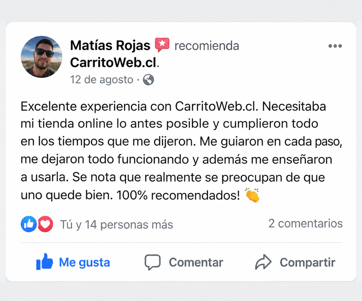 Espacio para incorporar un testimonio real.
