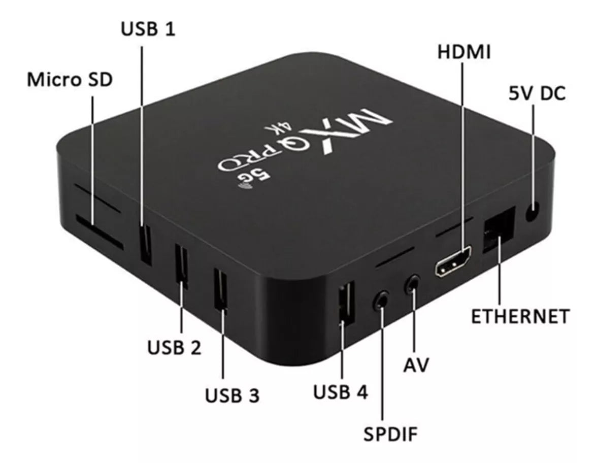 Tv Box 4k Incluye App Magis Tv