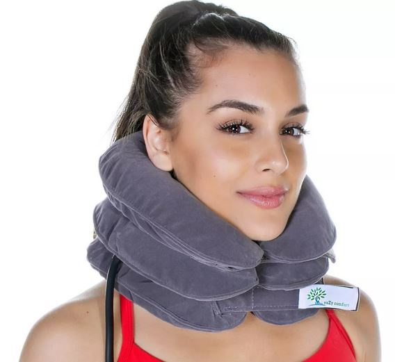 Almohada Cojín Inflable 3 Niveles para Cuello