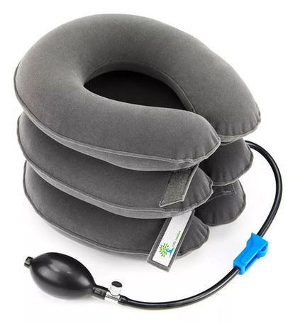 Almohada Cojín Inflable 3 Niveles para Cuello